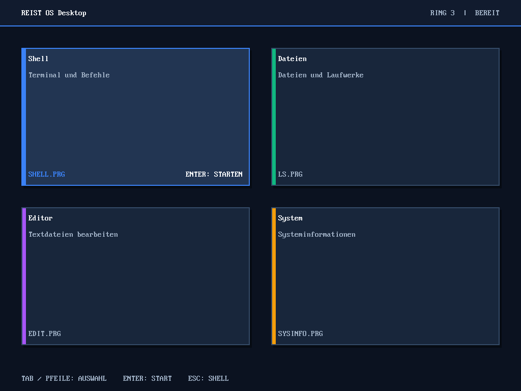 Graphical REIST-OS Ring-3 desktop in QEMU